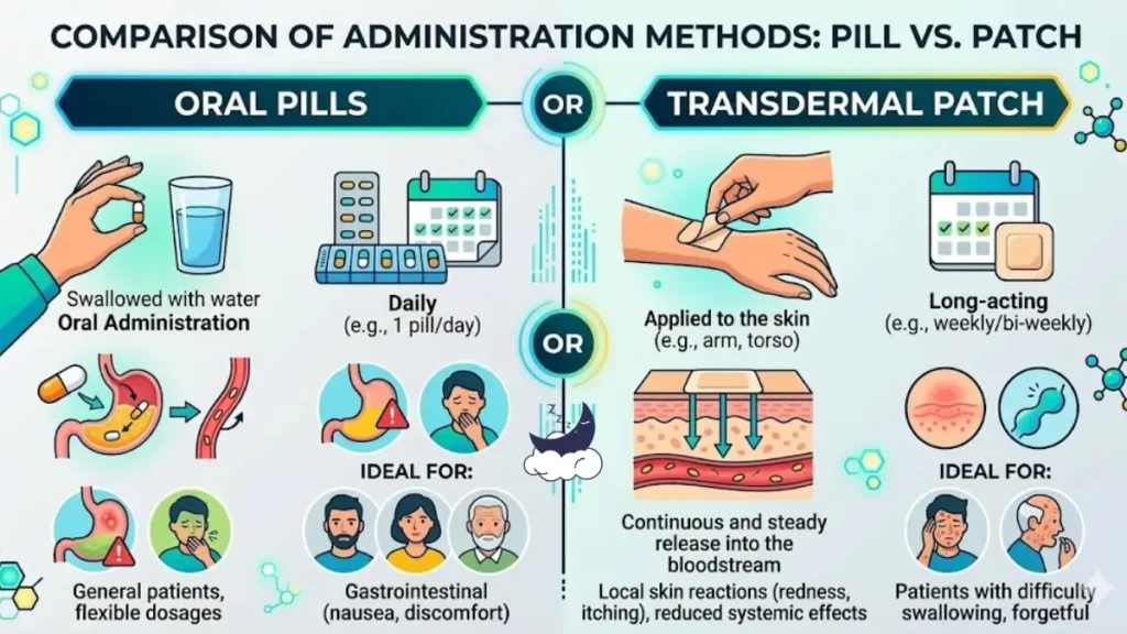Transdermal sleep patch vs traditional capsules absorption guide
