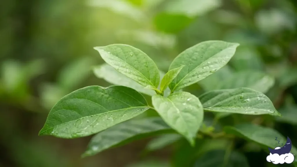 Close-up of Gymnema Sylvestre leaves, the primary ingredient for glucose stabilization.